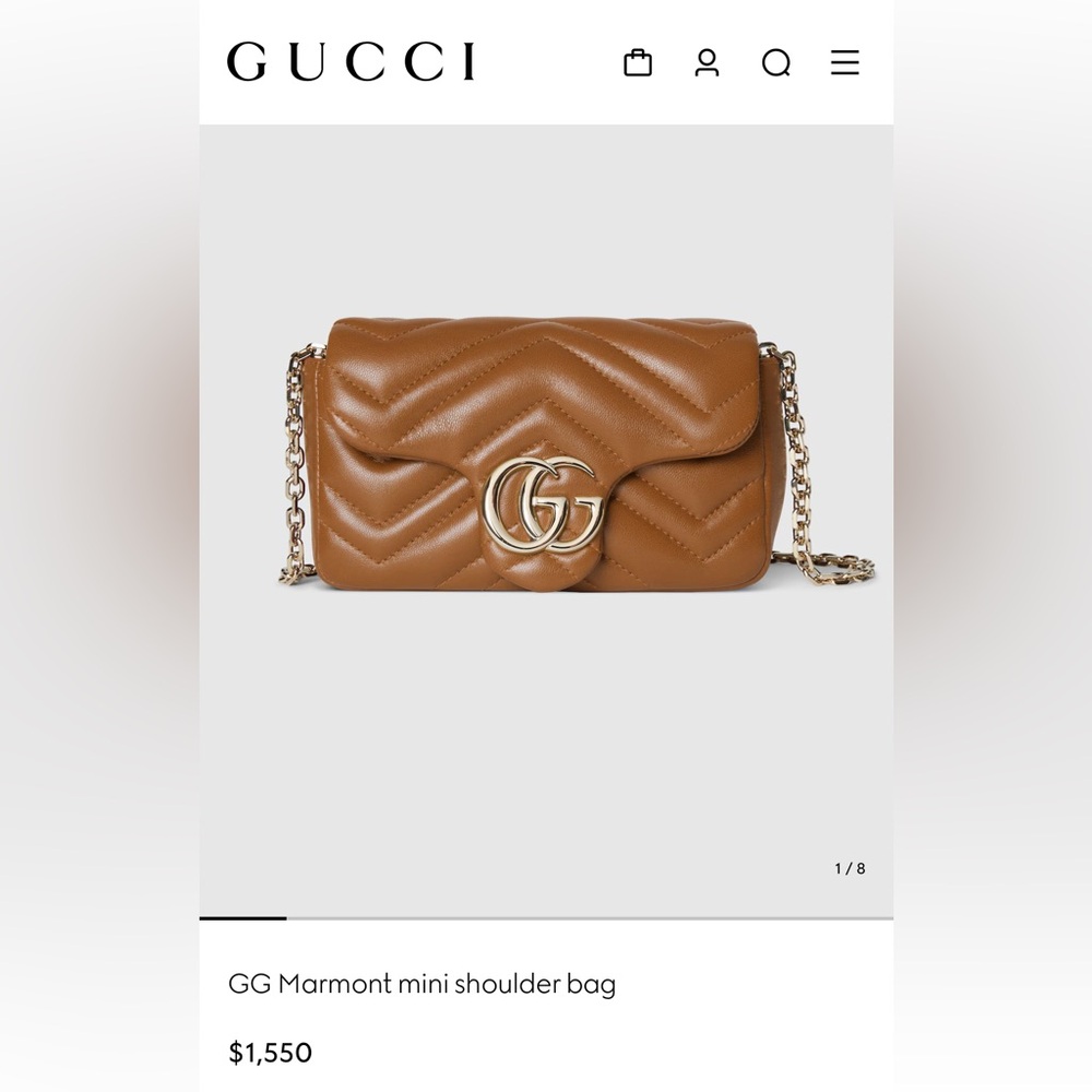 Gucci Marmont mini crossbody shoulder bag